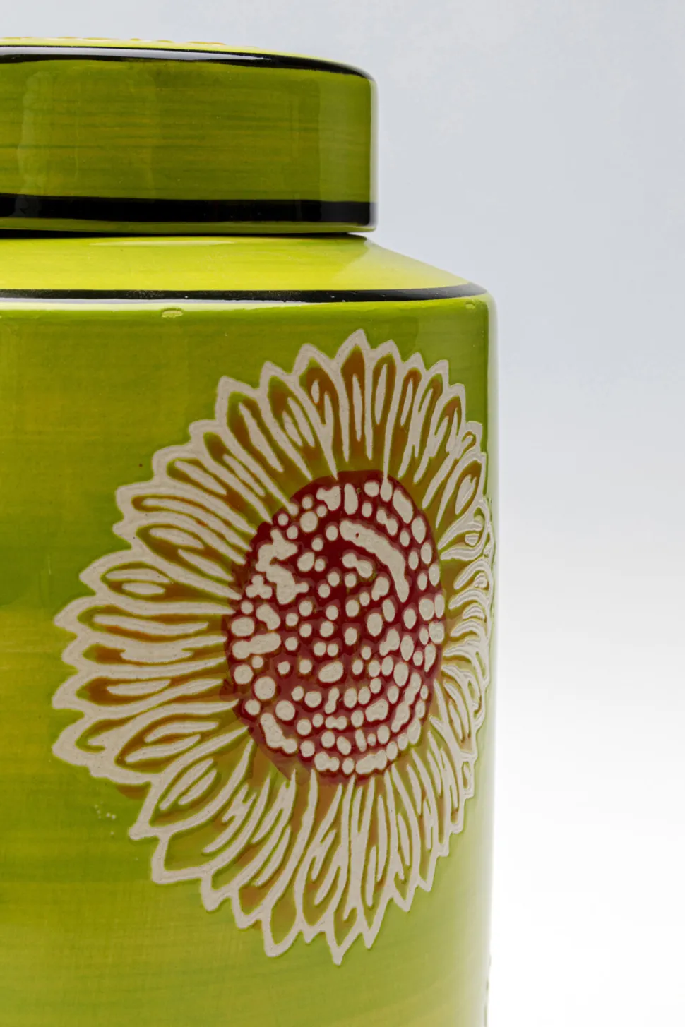 Deko Dose Big Bloom Grün 27cm