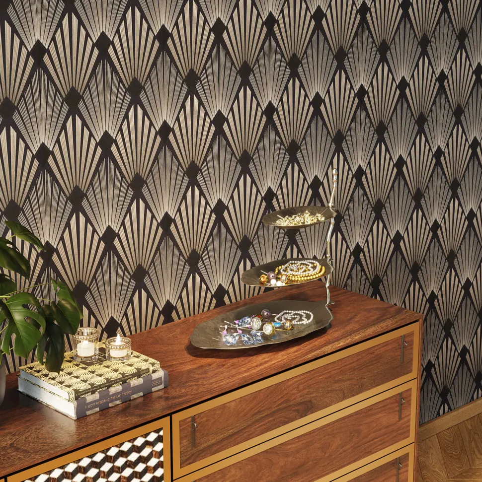 Deko Etagere Leaf Silber