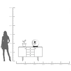 Deko Figur Artist Circle 45cm