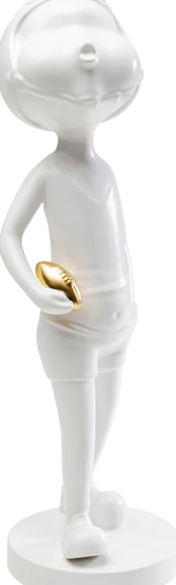 Deko Figur Ball Girl Weiß 41cm