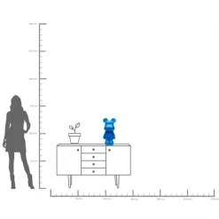 Deko Figur Bear Blau 51cm