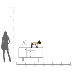 Deko Figur Bulldog Colore