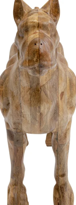 Deko Figur Bulldog Wood 70x78cm