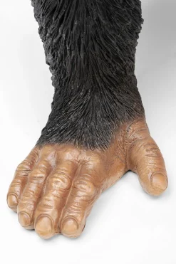 Deko Figur Butler Playing Chimp Schwarz 52cm