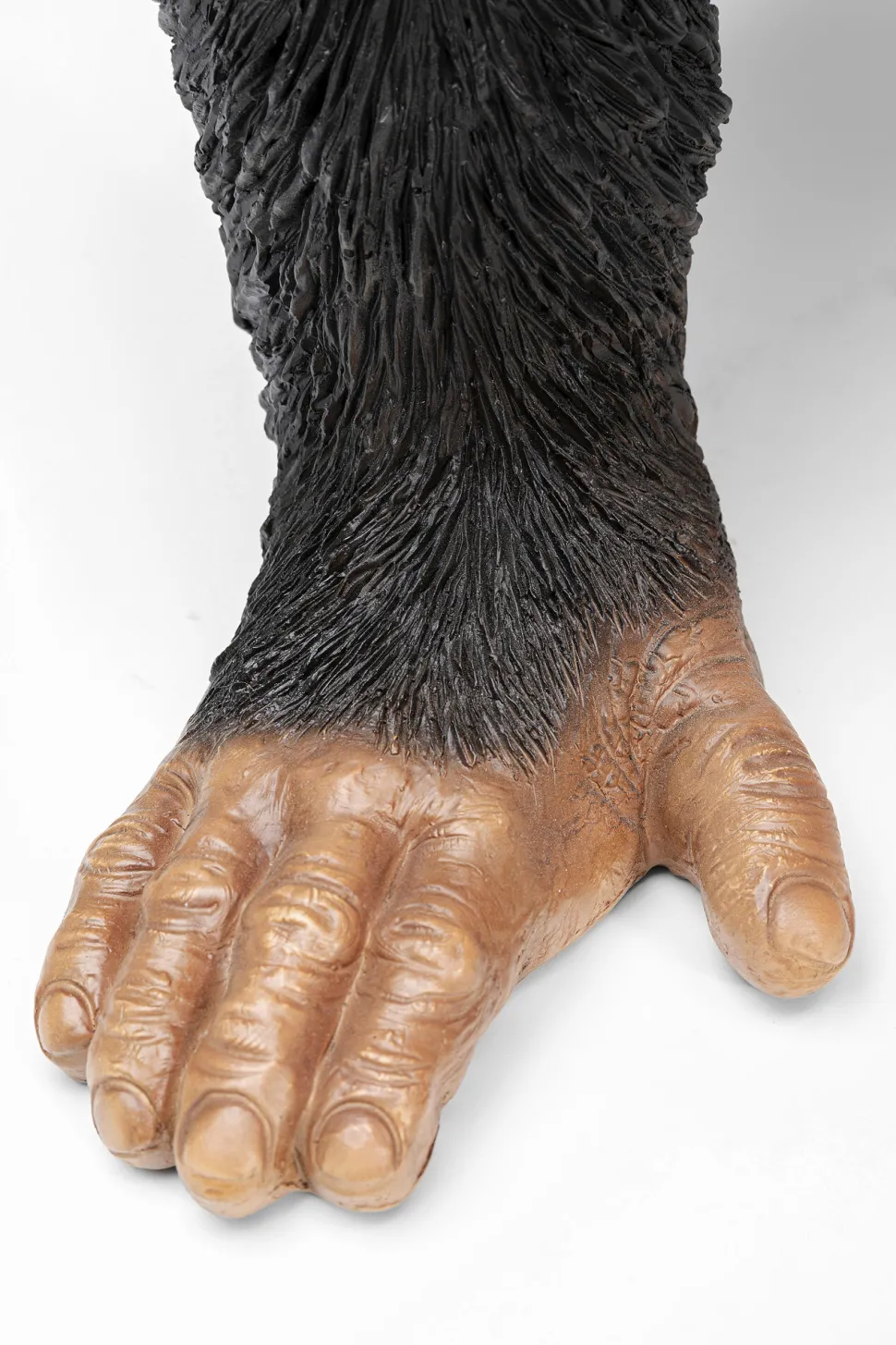 Deko Figur Butler Playing Chimp Schwarz 52cm