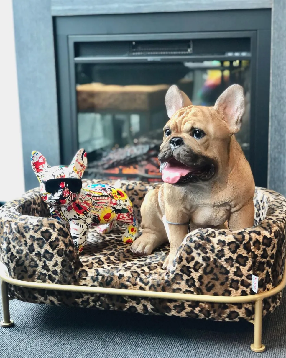 Deko Figur Comic Dog Glasses 25cm