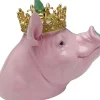 Deko Figur Crowned Pig 28cm