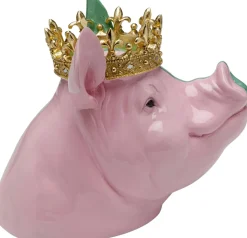 Deko Figur Crowned Pig 28cm