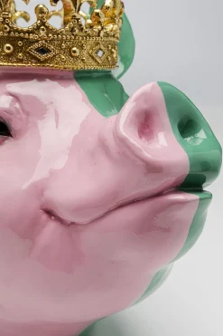 Deko Figur Crowned Pig 28cm