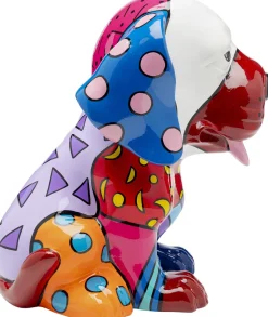 Deko Figur Dog Patchwork 35cm