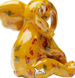 Deko Figur Elephant Dots Gelb 18cm