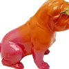 Deko Figur Fashion Dog Orange 17cm