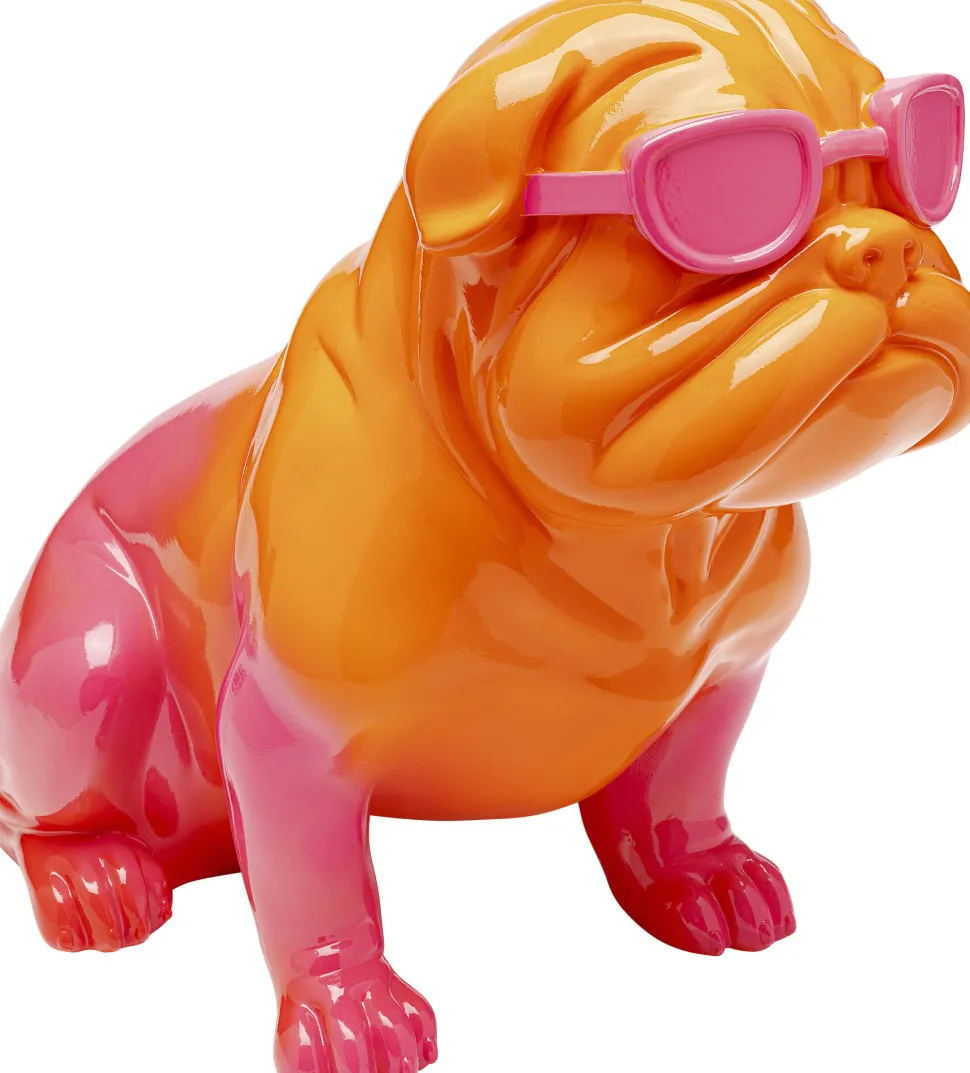 Deko Figur Fashion Dog Pink 37cm