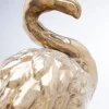 Deko Figur Flamingo Front Gold