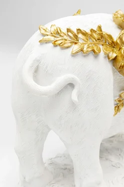 Deko Figur Flower Pig Weiß 21cm