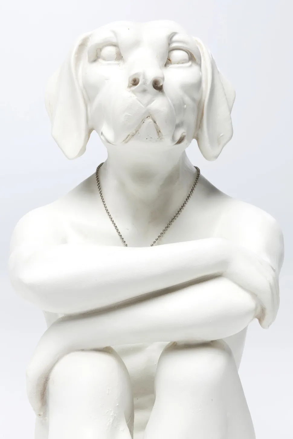 Deko Figur Gangster Dog Creme