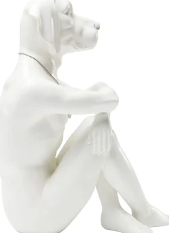 Deko Figur Gangster Dog Creme