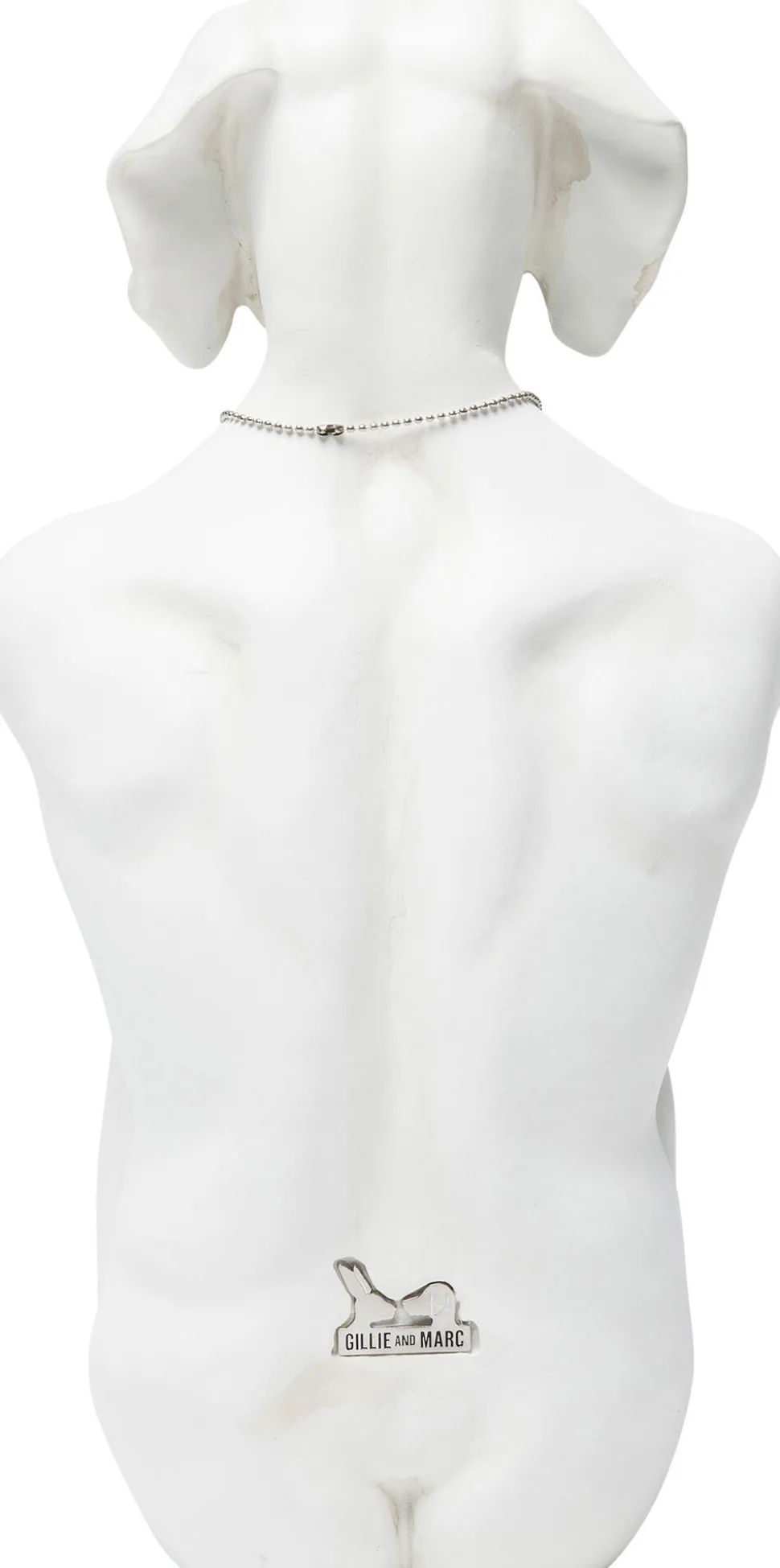 Deko Figur Gangster Dog Creme