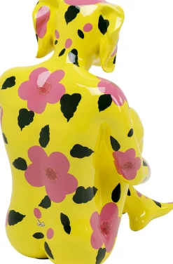 Deko Figur Gangster Dog Gelb 80cm