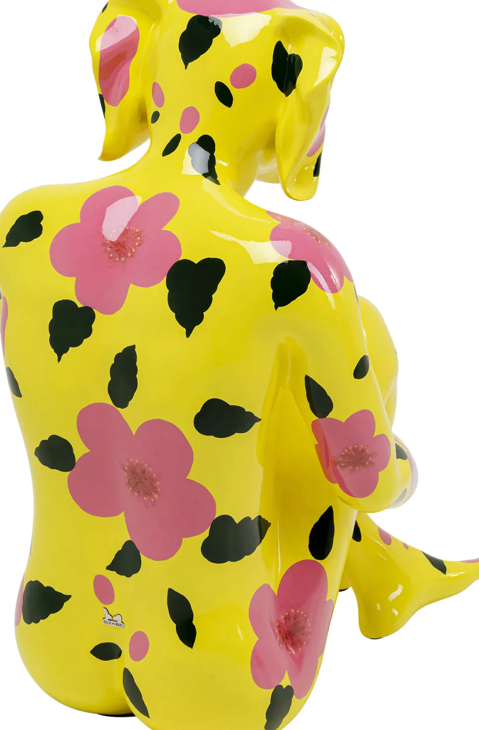 Deko Figur Gangster Dog Gelb 80cm