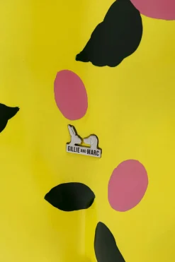 Deko Figur Gangster Dog Gelb 80cm