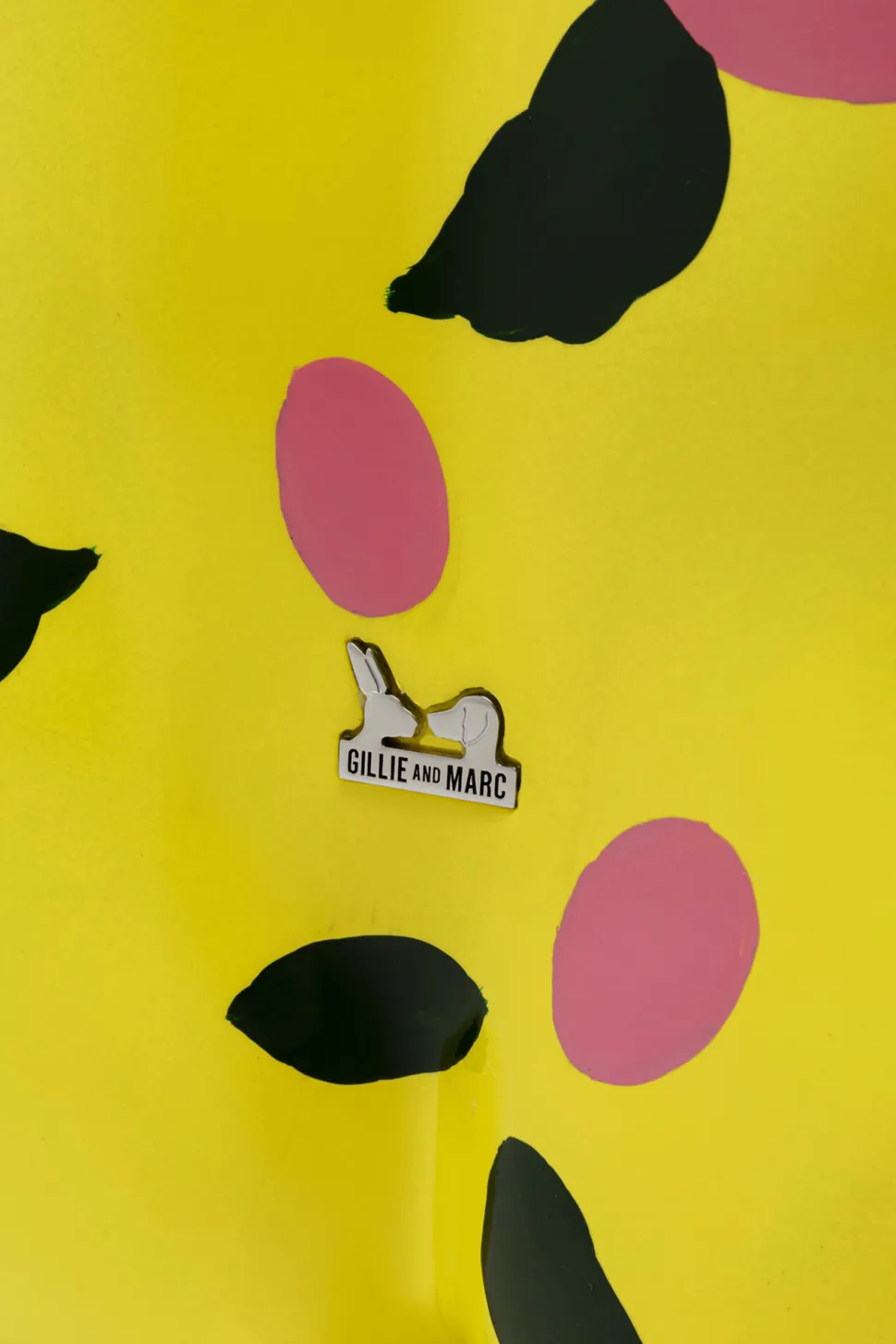 Deko Figur Gangster Dog Gelb 80cm