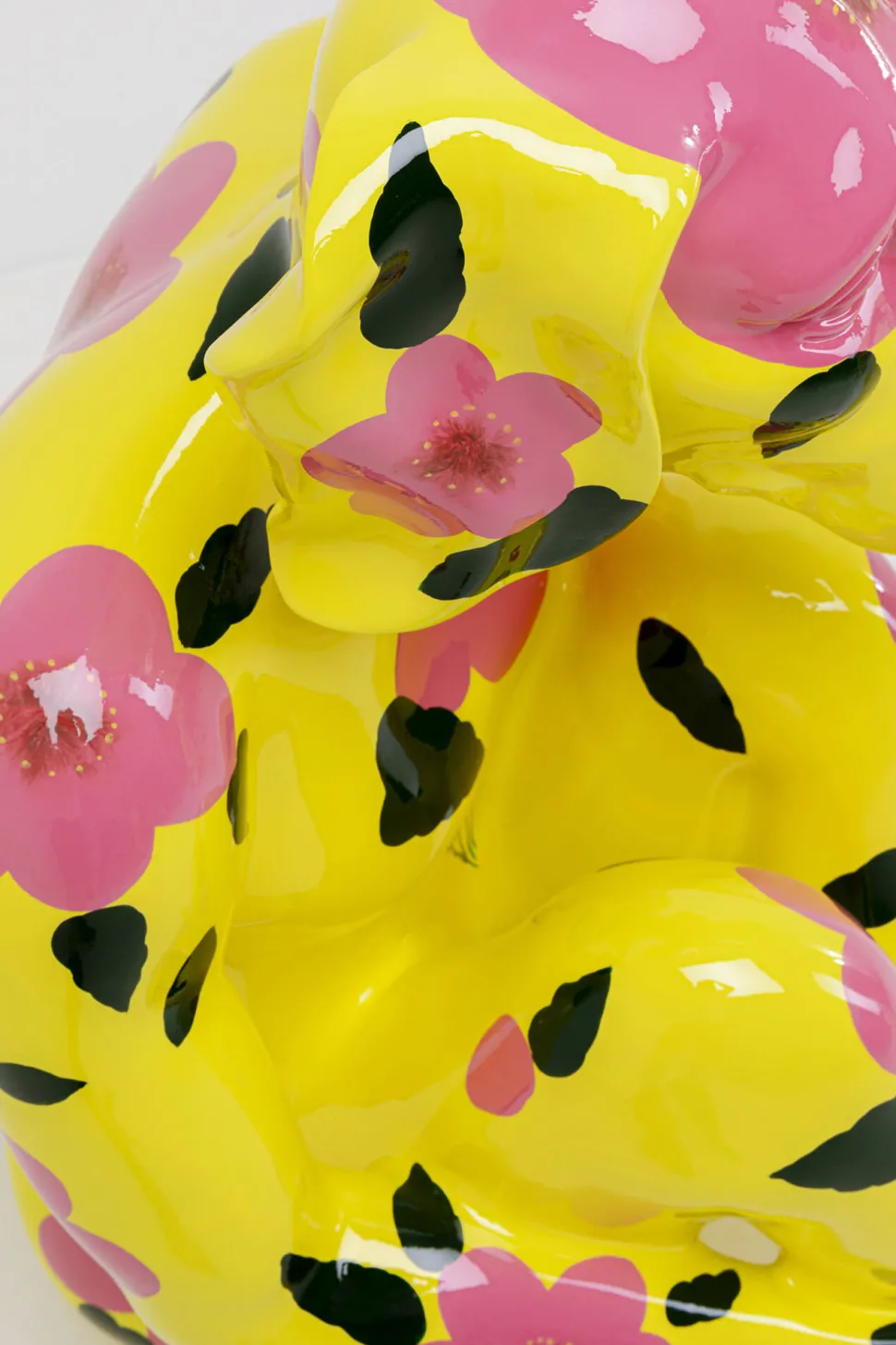 Deko Figur Gangster Dog Gelb 80cm