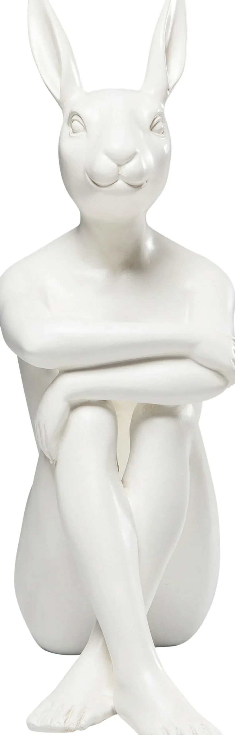 Deko Figur Gangster Rabbit Weiß