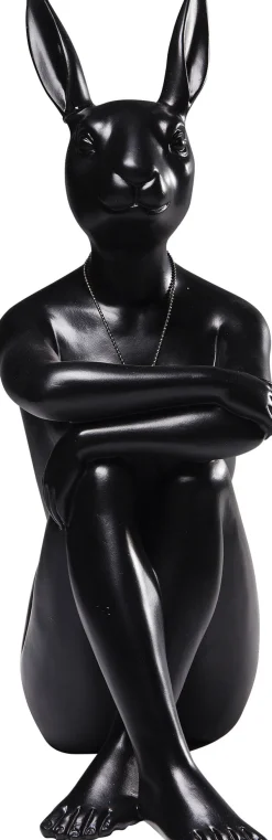 Deko Figur Gangster Rabbit Schwarz