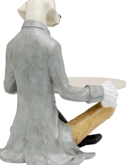 Deko Figur Gentleman Dog Tray 29cm