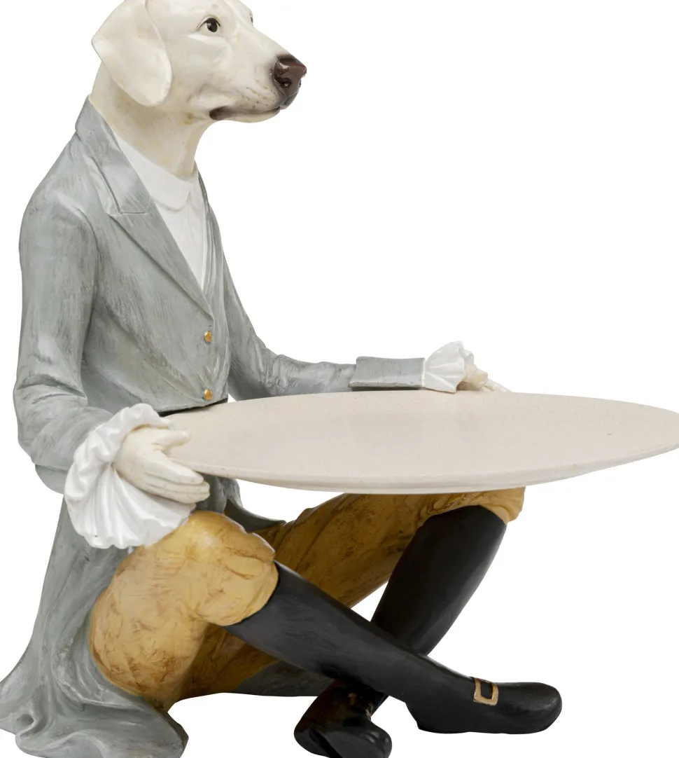Deko Figur Gentleman Dog Tray 29cm