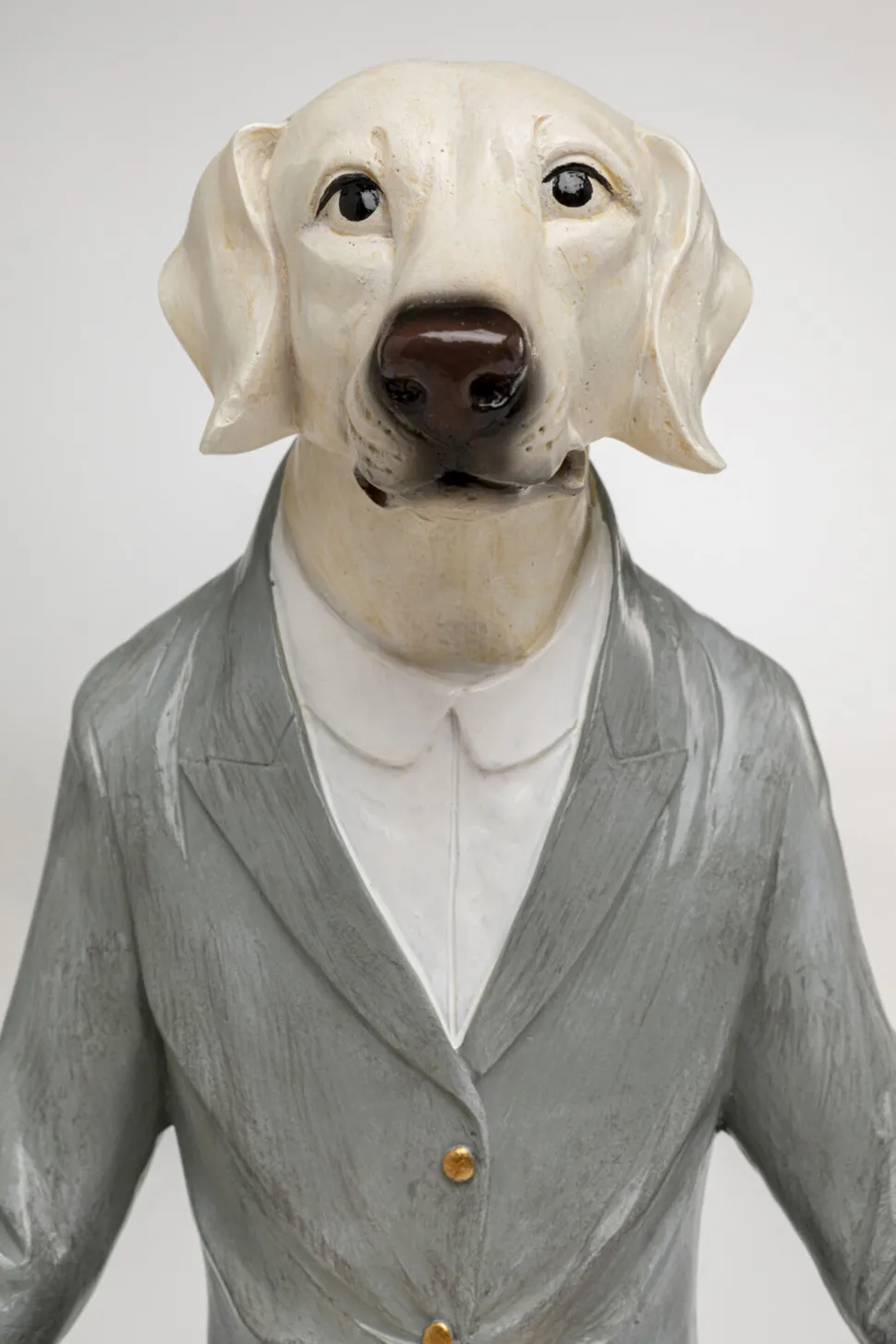Deko Figur Gentleman Dog Tray 29cm