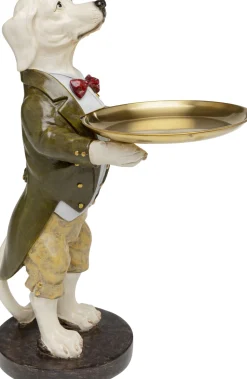 Deko Figur Gentleman Dog Tray 43cm