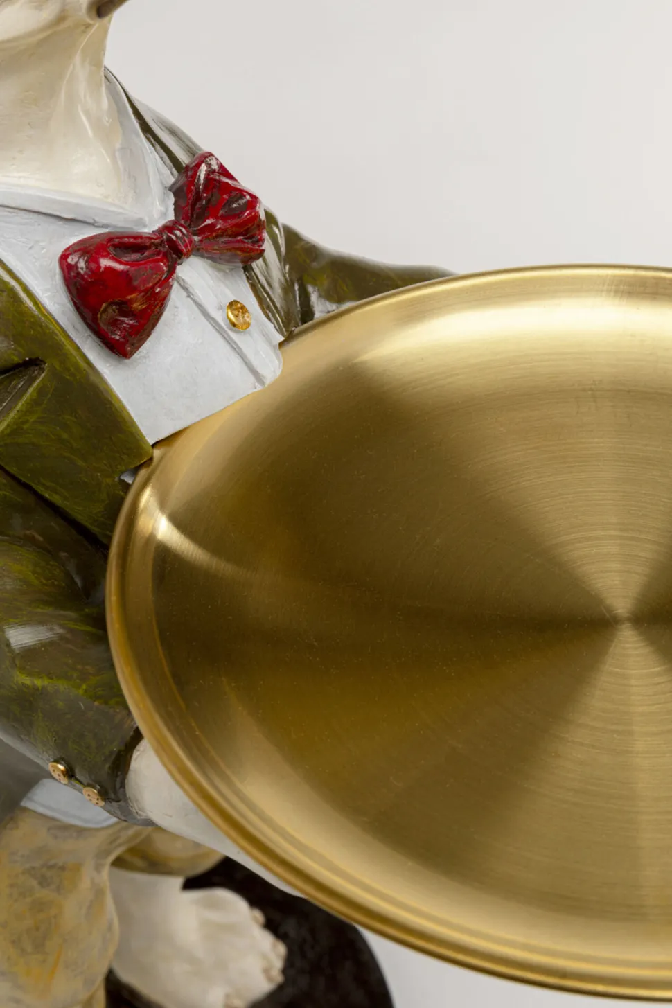 Deko Figur Gentleman Dog Tray 43cm