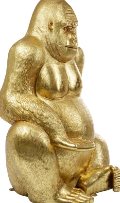 Deko Figur Gorilla Gold XL 180