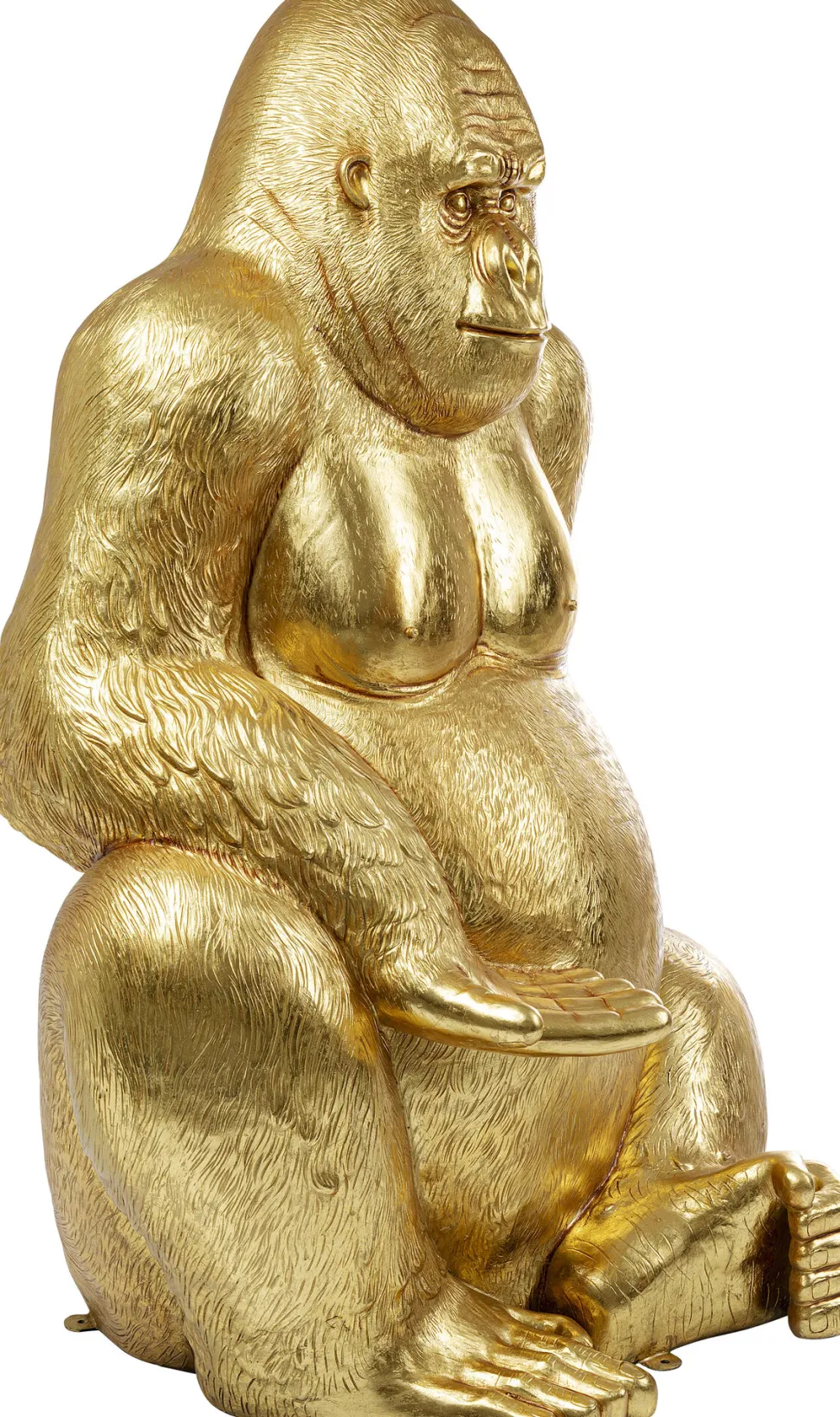 Deko Figur Gorilla Gold XL 180