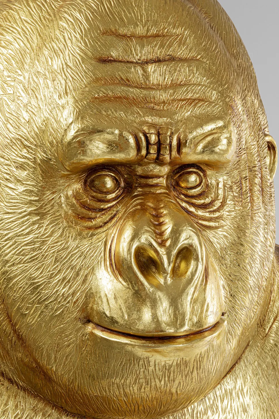 Deko Figur Gorilla Gold XL 180