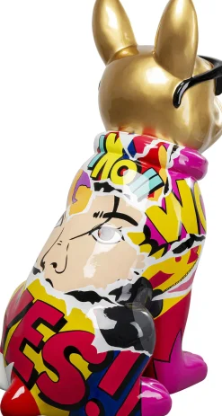Deko Figur Graffiti Dog 49cm