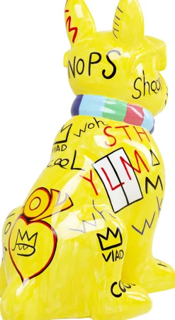 Deko Figur Graffiti Dog Gelb 122cm