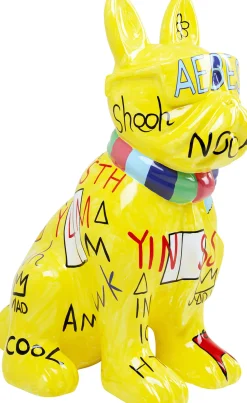 Deko Figur Graffiti Dog Gelb 122cm