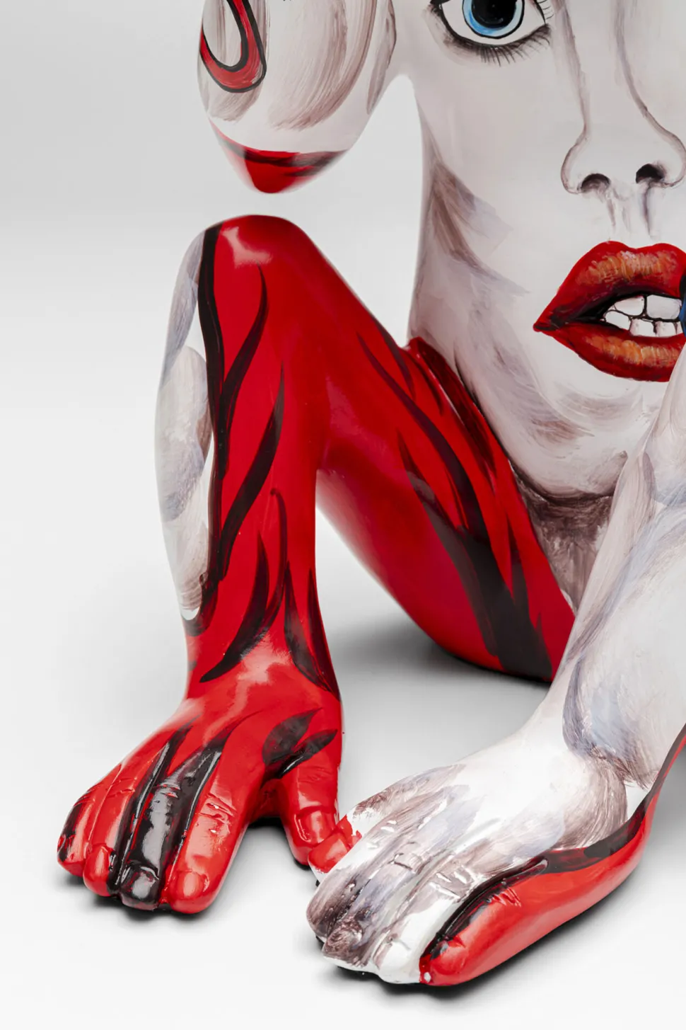 Deko Figur Graffiti Monkey Rot 39cm