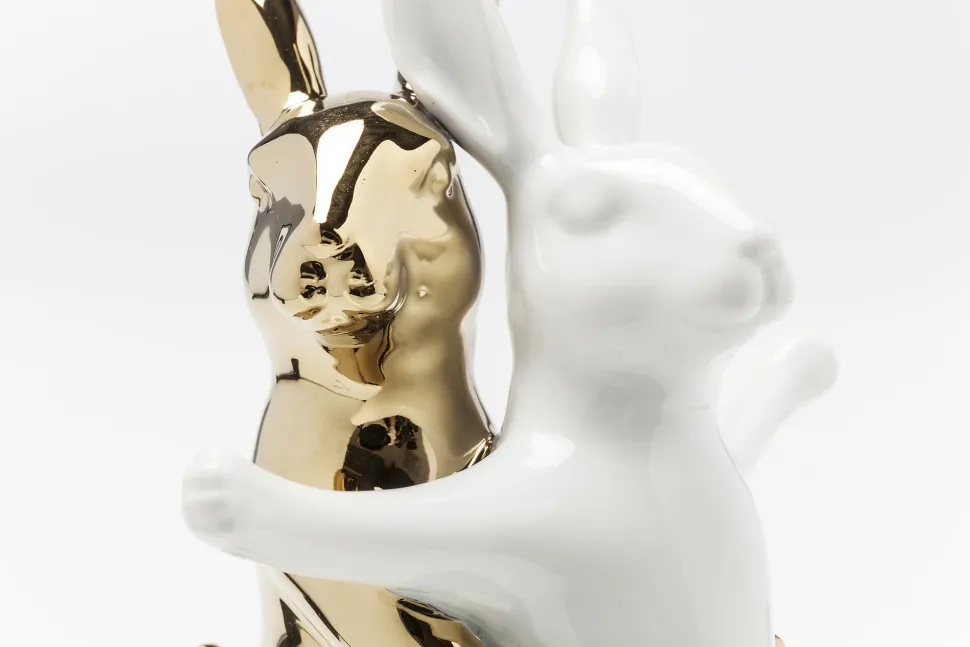 Deko Figur Hugging Rabbits Medium
