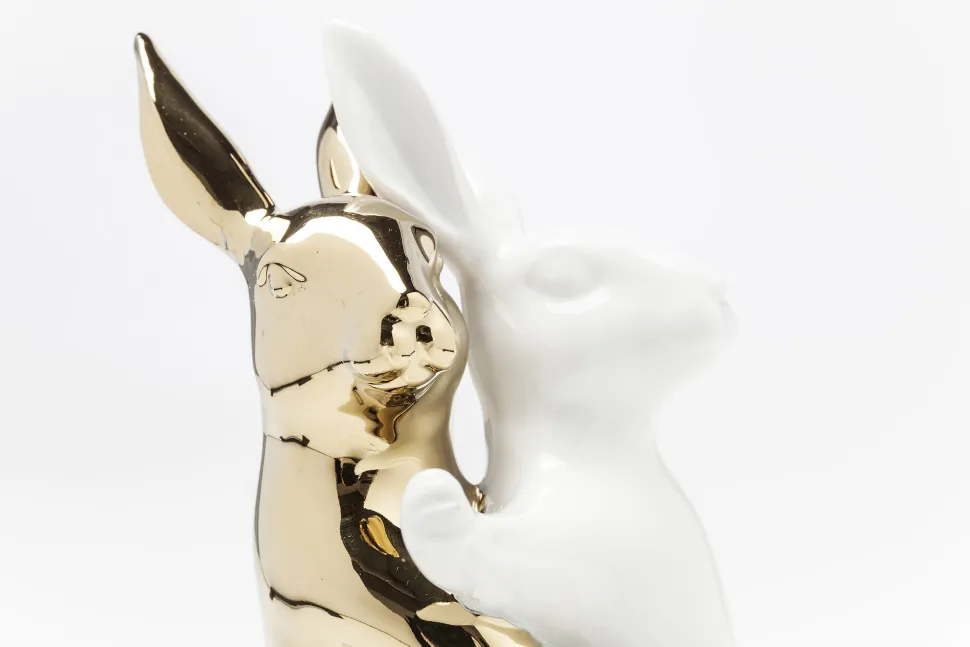 Deko Figur Hugging Rabbits Medium