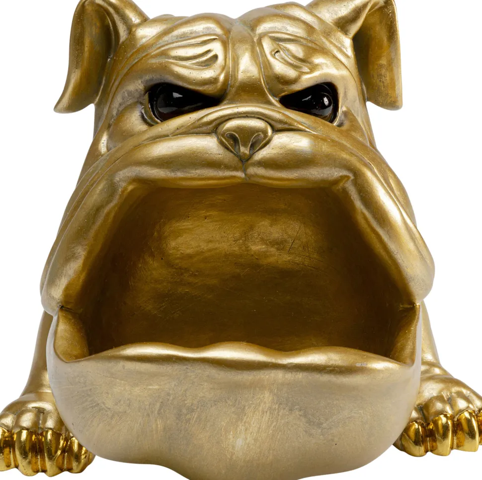 Deko Figur Hungry Dog Gold 37cm