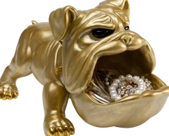 Deko Figur Hungry Dog Gold 37cm