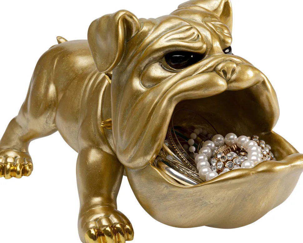Deko Figur Hungry Dog Gold 37cm