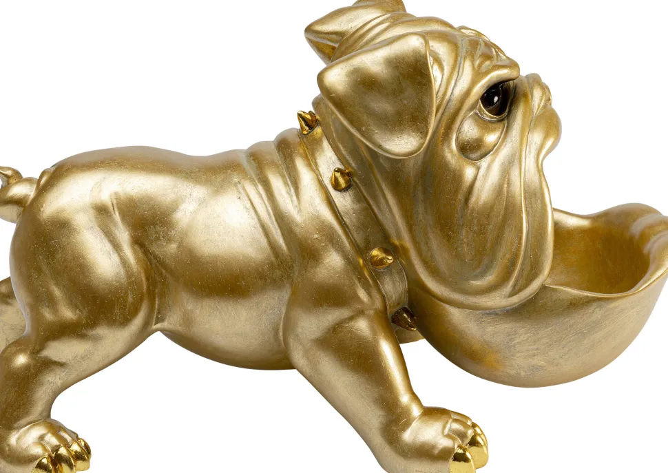 Deko Figur Hungry Dog Gold 37cm