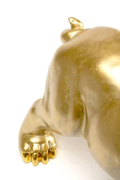 Deko Figur Hungry Dog Gold 37cm