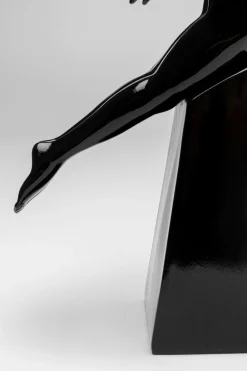 Deko Figur Jumper Schwarz 37cm