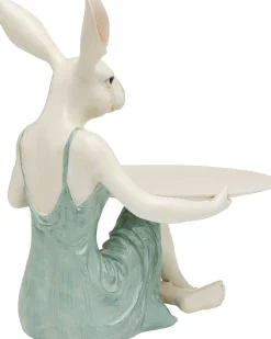 Deko Figur Lady Rabbit Tray 29cm
